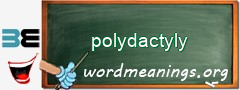 WordMeaning blackboard for polydactyly